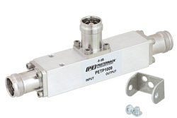 PETP1009 - Low PIM 9 dB 4.3-10 Unequal Tapper From 350 MHz to 5.85 GHz Rated to 300 Watts