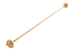 WR-8 Straight Waveguide Section 12 Inch Length, UG-387/U-Mod Round Cover Flange from 90 GHz to 140 GHz