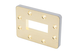 PEW137FS7 - WR-137 Waveguide Shim, CPR-137F flange, 7mm Brass