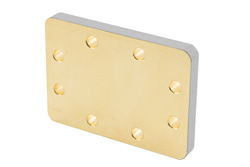 PEW137SP7 - WR-137 Waveguide Short Plate, CPR-137F Flange, 7mm Copper