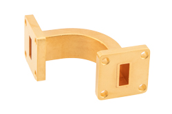 PEW42B101 - WR-42 Instrumentation Grade Waveguide E-Bend with UG-595/U Flange Operating from 18 GHz to 26.5 GHz