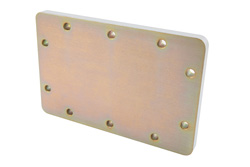 PEW430SP10 - WR-430 Waveguide Short Plate, CPR-430F Flange, 10mm Aluminum