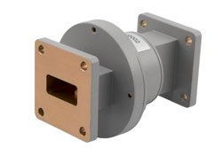 PEW90RJ0002 - WR-90 300 W Waveguide Rotary Joint in the X Band Frequency range, 9.2 GHz to 9.5 GHz, UG Cover/UG Grooved Flanges, Inline Style