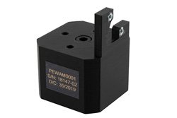 PEWAM0001 - 0.75 inch Square Flange, Standard Antenna Mounting Fixture with UG-599/U Flanges