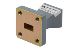 PEWAN028-10 - WR-28 Waveguide Antenna, 26.5 GHz to 40 GHz Frequency Range, 10 dBi Gain, UG-599/U Flange