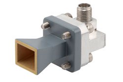 PEWAN028-10KF - WR-28 Standard Gain Horn with 10 dBi gain, 2.92mm Female connector