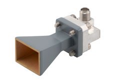 PEWAN028-15KF - WR-28 Standard Gain Horn with 15 dBi gain, 2.92mm Female connector
