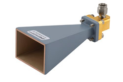 PEWAN028-20KM - WR-28 Standard Gain Horn with 20 dBi gain, 2.92mm Male connector