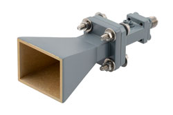 PEWAN042-15ELKF - WR-42 Standard Gain Horn with 15 dBi gain, End Launch 2.92mm Female connector