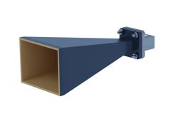 PEWAN051-20ELSF - WR-51 Standard Gain Horn with 20 dBi gain, End Launch SMA Female connector