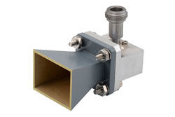 PEWAN062-10NF - WR-62 Standard Gain Horn with 10 dBi gain, N Female connector