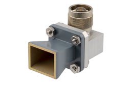 PEWAN062-10NM - WR-62 Standard Gain Horn with 10 dBi gain, N Male connector