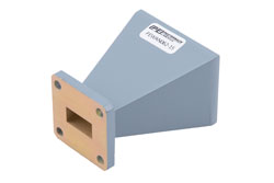 PEWAN062-15 - WR-62 Waveguide Antenna, 12.4 GHz to 18 GHz Frequency Range, 15 dBi Gain,