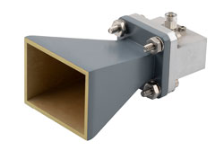 PEWAN062-15SM - WR-62 Standard Gain Horn with 15 dBi gain, SMA Male connector