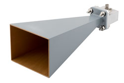 PEWAN062-20SF - WR-62 Standard Gain Horn with 20 dBi gain, SMA Female connector