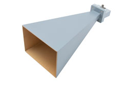 PEWAN075-20SF - WR-75 Standard Gain Horn with 20 dBi gain, SMA Female connector