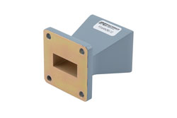 PEWAN090-10 - WR-90 Waveguide Antenna, 8.2 GHz to 12.4 GHz Frequency Range, 10 dBi Gain, UG-135/U Flange