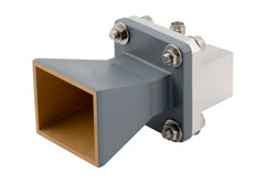 PEWAN090-10SF - WR-90 Standard Gain Horn with 10 dBi gain, SMA Female connector
