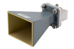 PEWAN090-15SF - WR-90 Standard Gain Horn with 15 dBi gain, SMA Female connector
