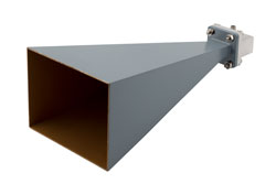 PEWAN090-20SF - WR-90 Standard Gain Horn with 20 dBi gain, SMA Female connector