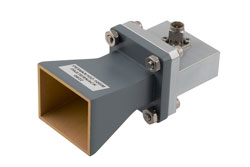 PEWAN102-10SM - WR-102 Standard Gain Horn with 10 dBi gain, SMA Male connector