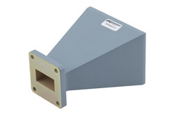 PEWAN102-15 - WR-102 Waveguide Antenna, 7 GHz to 11 GHz Frequency Range, 15 dBi Gain,