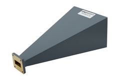 PEWAN102-20 - WR-102 Waveguide Antenna, 7 GHz to 11 GHz Frequency Range, 20 dBi Gain,