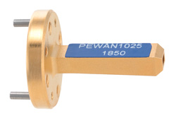 PEWAN1025 - WR-6 Waveguide Standard Gain Horn Antenna Operating from 110 GHz to 170 GHz with a Nominal 10 dBi Gain with UG-387/U-Mod Round Cover Flange
