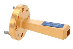 PEWAN1026 - WR-6 Waveguide Standard Gain Horn Antenna Operating from 110 GHz to 170 GHz with a Nominal 15 dBi Gain with UG-387/U-Mod Round Cover Flange