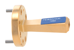 PEWAN1030 - WR-5 Waveguide Standard Gain Horn Antenna Operating from 140 GHz to 220 GHz with a Nominal 15 dBi Gain with UG-387/U-Mod Round Cover Flange