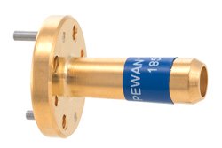 PEWAN1041 - WR-12 Waveguide Conical Gain Horn Antenna Operating from 68 GHz to 77 GHz with a Nominal 10 dBi Gain with UG-387/U Round Cover Flange