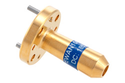 PEWAN1049 - WR-10 Waveguide Conical Gain Horn Antenna Operating from 87 GHz to 100 GHz with a Nominal 10 dBi Gain with UG-387/U Round Cover Flange