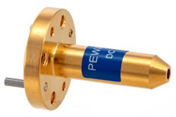 PEWAN1065 - WR-5 Waveguide Conical Gain Horn Antenna Operating from 140 GHz to 220 GHz with a Nominal 10 dBi Gain with UG-387/U Round Cover Flange