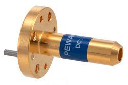 PEWAN1066 - WR-5 Waveguide Conical Gain Horn Antenna Operating from 140 GHz to 220 GHz with a Nominal 15 dBi Gain with UG-387/U Round Cover Flange