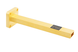 PEWAN1132 - WR-34 Waveguide Probe Antenna Operating from 22 GHz to 33 GHz with a Nominal 6.5 dBi Gain with UG-1530/U Square Cover Flange