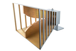 PEWAN1150 - Broadband Gain Horn Antenna,  0.6 GHz to 6 GHz 11 dBi Gain, N Type Female Connector