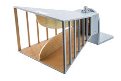 PEWAN1153 - Broadband Gain Horn Antenna,  1 GHz to4  GHz 10 dBi Gain, N Type Female Connector