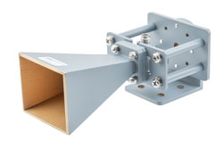 PEWAN1156 - Broadband Gain Horn Antenna, 18 GHz to 50 GHz 20 dBi Gain, 2.4mm Female Connector