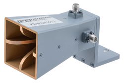 PEWAN1172 - Broadband Horn Antenna, Dual Polarized 6 GHz to 18 GHz 12 dBi Gain, SMA Female Connector