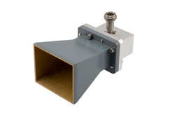 PEWAN159-10NF - WR-159 Standard Gain Horn with 10 dBi gain, N Female connector