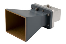 PEWAN159-10SF - WR-159 Standard Gain Horn with 10 dBi gain, SMA Female connector