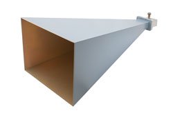 PEWAN187-20NF - WR-187 Standard Gain Horn with 20 dBi gain, N Female connector