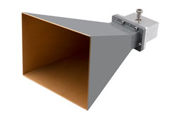 PEWAN284-15NF - WR-284 Standard Gain Horn with 15 dBi gain, N Female connector