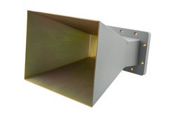 PEWAN510-10 - WR-510 Waveguide Standard Gain Horn Antenna Operating From 1.45 GHz to 2.2 GHz, 10 dBi Gain with CPR-510F Flange