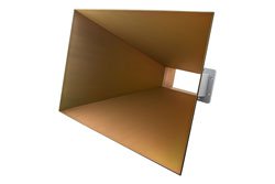 PEWAN650-15 - WR-650 Waveguide Standard Gain Horn Antenna Operating From 1.13 GHz to 1.73 GHz, 15 dBi Gain with CPR-650F Flange