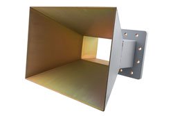 PEWAN770-10 - WR-770 Waveguide Standard Gain Horn Antenna Operating From 960 MHz to 1460 MHz, 10 dBi Gain with CPR-770F Flange