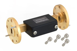 PEWAT1004-30 - WR-22 Waveguide Fixed Attenuator, 30 dB, from 33 GHz to 50 GHz, UG-383/U Round Cover Flange