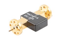 PEWAT1011-6 - WR-12 Waveguide Fixed Attenuator, 6 dB, from 60 GHz to 90 GHz, UG-387/U Round Cover Flange, 1W Power