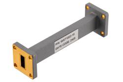 PEWAT1022-10 - WR-42 Waveguide Fixed Attenuator, 10 dB, from 17.6 GHz to 26.7 GHz, UG-595/U Square Cover Flange, Rated to 1 Watt