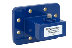 WR-137 CPR-137G Grooved Flange to SMA Female Waveguide to Coax Adapter Operating From 5.85 GHz to 8.2 GHz, C Band